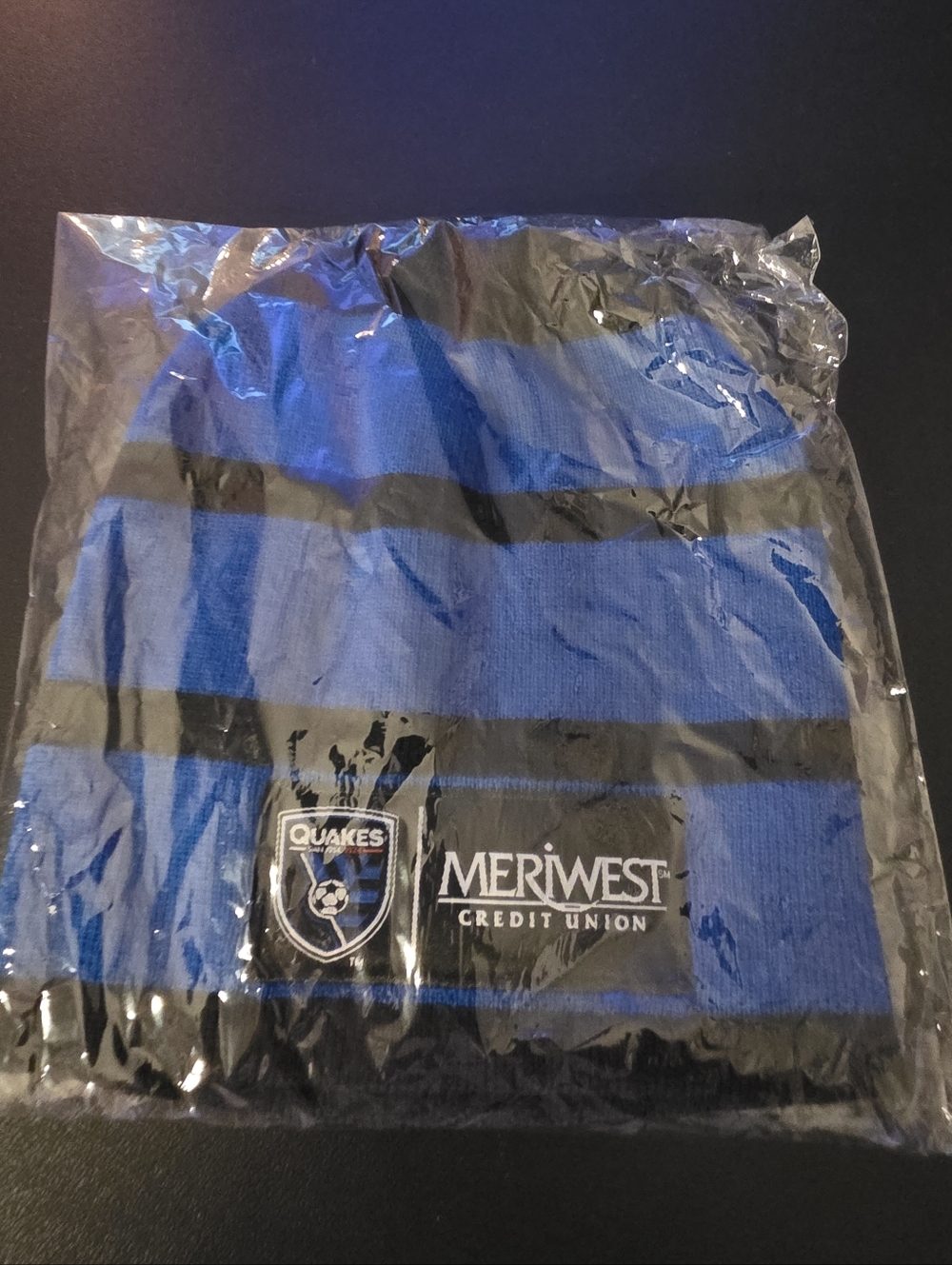 New in Package never been used San Jose Quakes stadium giveaway beanie.